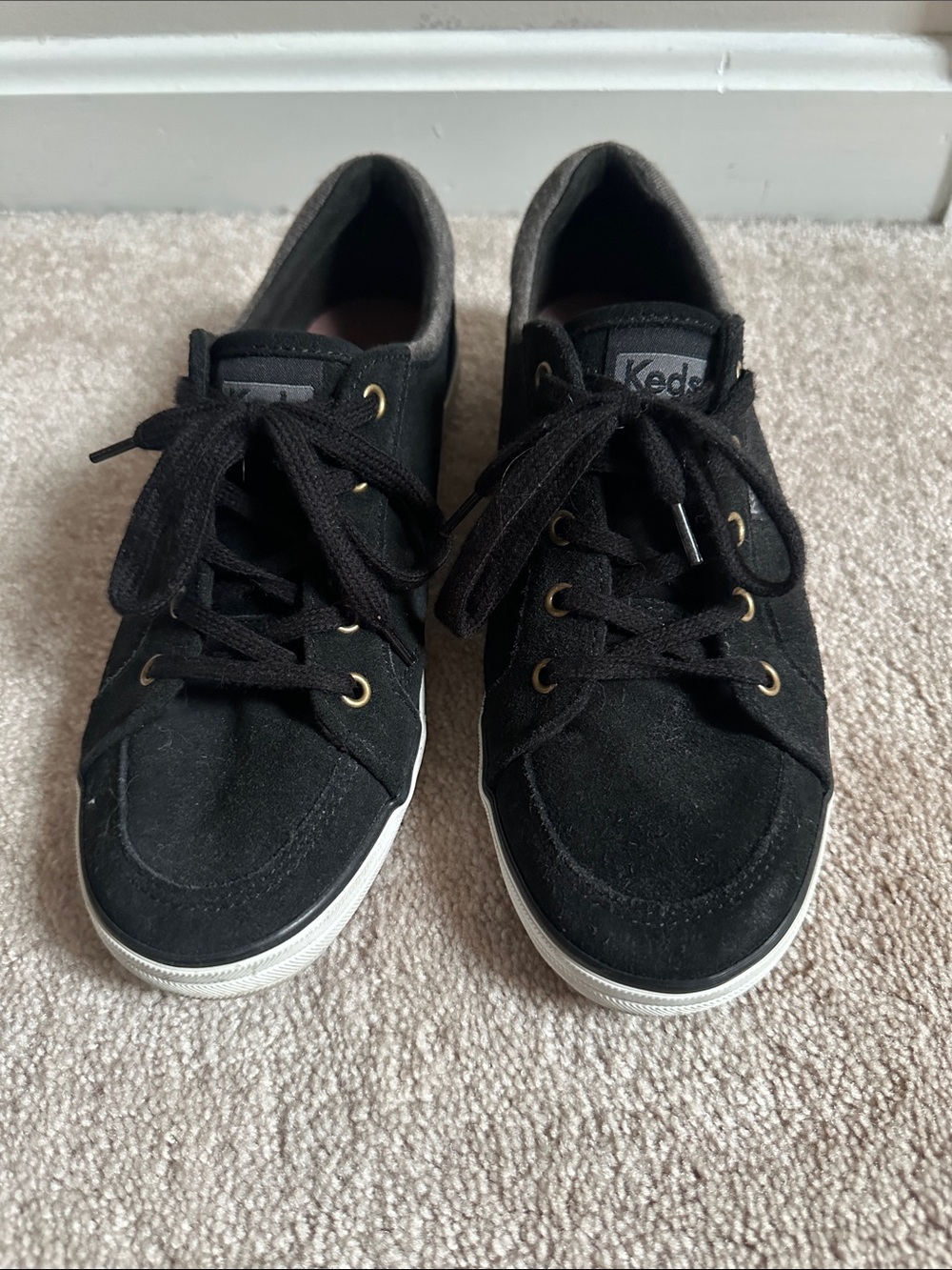 Keds Men’s Black Canvas Low-Top Sneakers